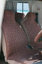 Load image into Gallery viewer, Crochet Seat Covers - Chestnut Brown