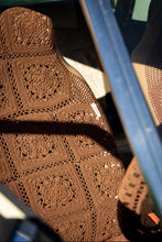 Load image into Gallery viewer, Crochet Seat Covers - Chestnut Brown
