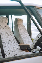 Load image into Gallery viewer, Crochet Seat Coves - Cream