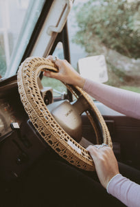 Wild Mustard -Steering Wheel Cosie