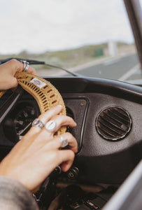 Wild Mustard -Steering Wheel Cosie