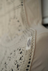 Crochet Seat Covers - Wishbone Beige