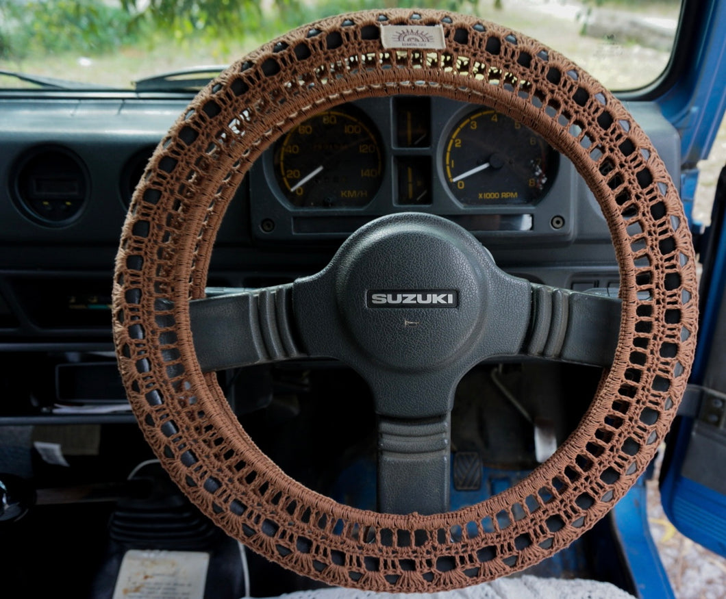 Chestnut Brown - Steering Wheel Cosie